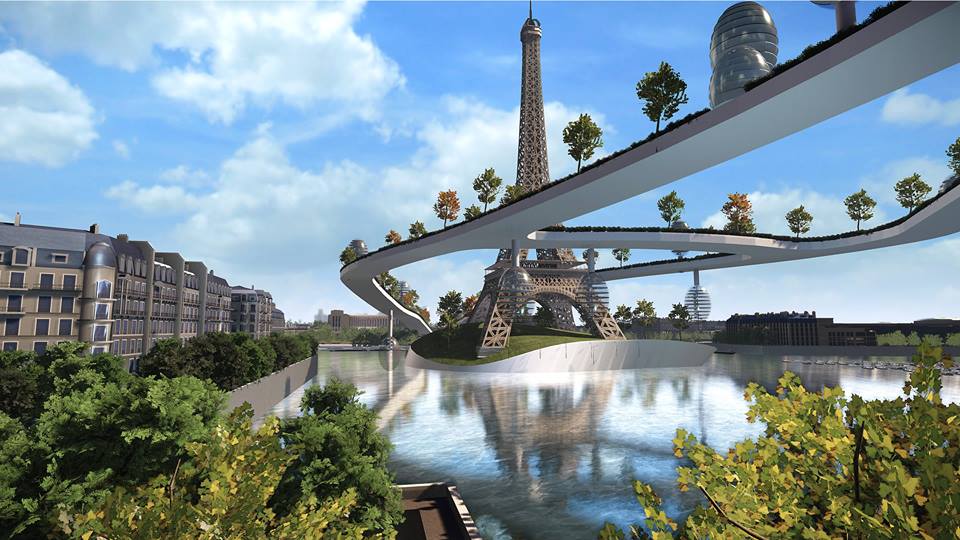 Icii une image des projets imaginés par les étudiants des Ecoles nationales supérieures d’architectures lors du Hackathon "Haussmann 2.0, 48 heures pour révolutionner Paris ! »
