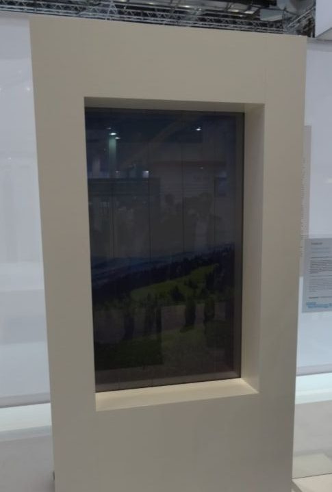 Une fenêtre FLUIDGLASS exposée à Luxembourg