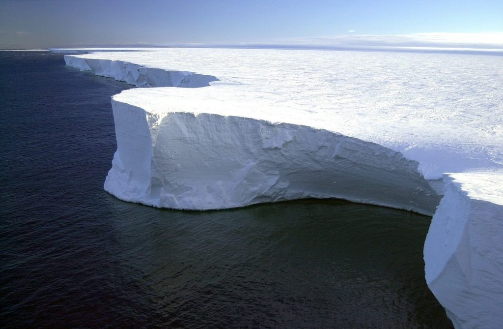antarctique point non-retour glacier montee des eaux