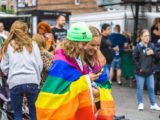 Une manifestation LGBT à Copenhague, au Danemark.